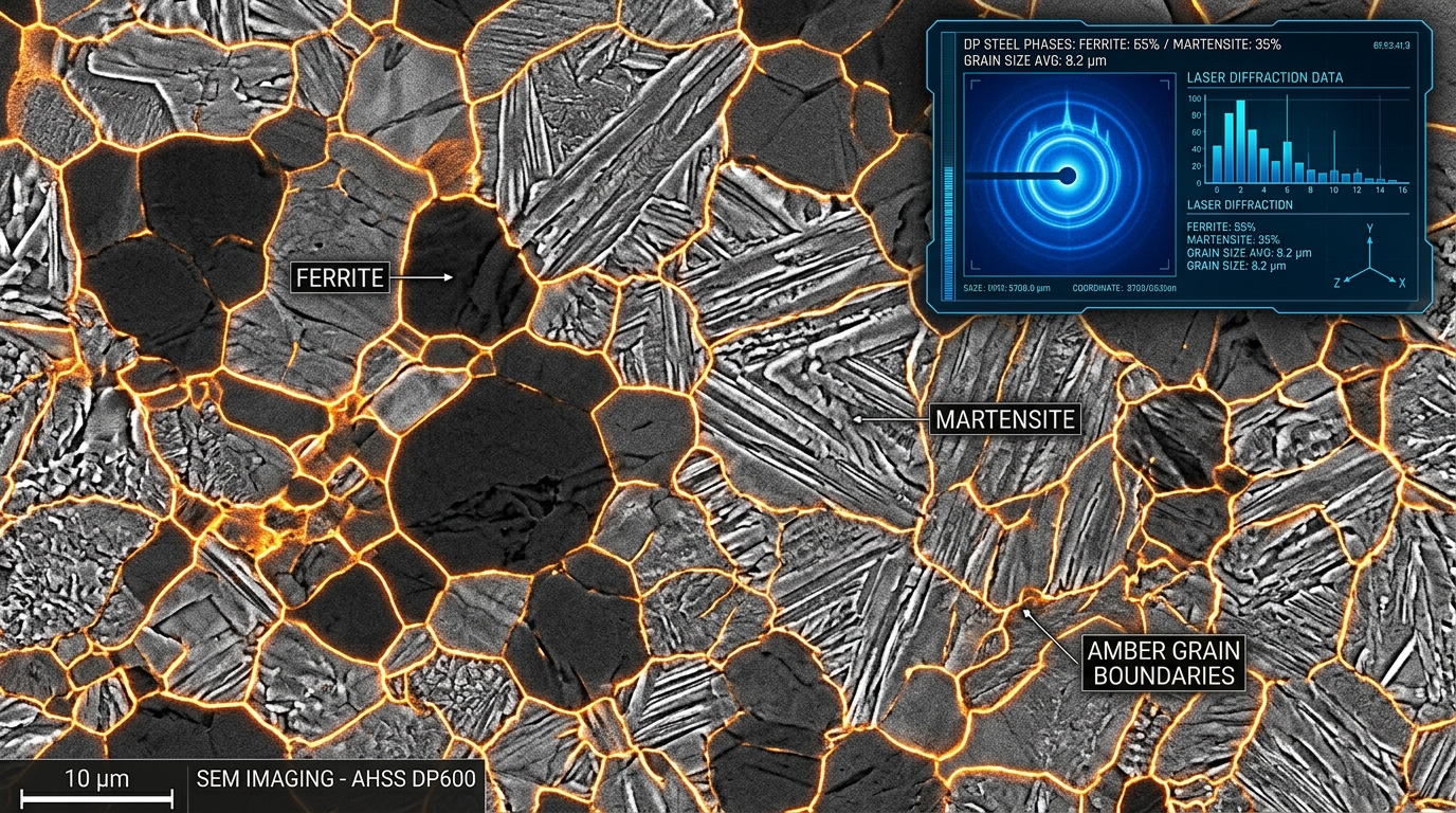 AHSS Microstructure Crystal Specimen